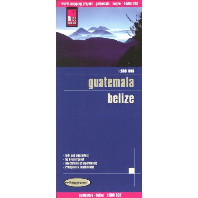 mapa Guatemala Belize 1:500 t.