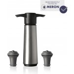 Vakuová pumpička na víno Vacu Vin + 2 zátky - nerez – Hledejceny.cz