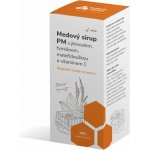 Medový sirup PM s jitrocelem tymiánem mateřídouškou a vitaminem C 200 g – Hledejceny.cz