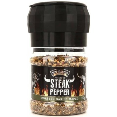 Don Marcos BBQ Steakový pepř Roasted Garlic Maple 130 g – Zbozi.Blesk.cz