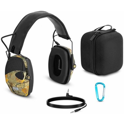 Pracovní sluchátka - dynamická ochrana proti hluku ve venkovním prostředí - kamuflážní barva