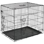 A.K. for Pets skládací klec černá 2x dveře 107 x 70 x 77,5 cm – Zbozi.Blesk.cz