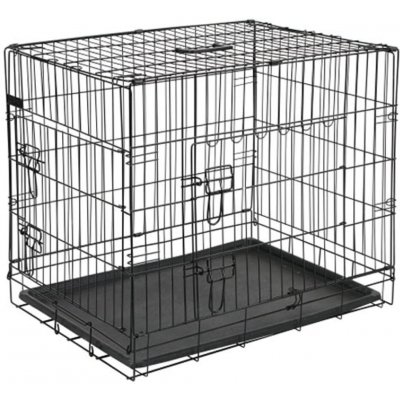 A.K. for Pets skládací klec černá 2x dveře 107 x 70 x 77,5 cm – Zbozi.Blesk.cz