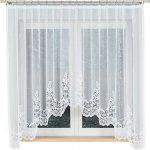 Dekorační oblouková krátká záclona na žabky BERENIKA 170 bílá 300x170 cm MyBestHome – Hledejceny.cz