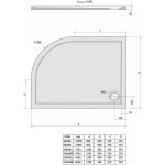 Polysan RENA 90 x 80 cm 72890 – Zboží Mobilmania