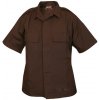 Pánská Košile Tru-Spec košile služební krátký rukáv rip-stop hnědá