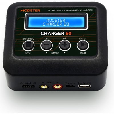 MODSTER Nabíječ AC 60 Charger LiPo 2-4S 6A 60W – Hledejceny.cz