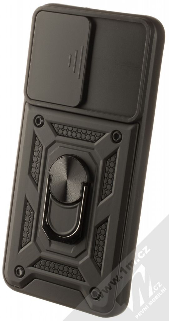 Pouzdro 1Mcz Armor CamShield odolné ochranné s držákem na prst Samsung Galaxy S22 Plus 5G černé