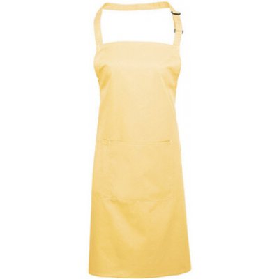 Premier Workwear Pracovní zástěra za krk s kapsou PR154 Lemon Pantone 127 72x86cm – Hledejceny.cz