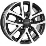 MONACO WHEELS CL2 6,5x16 5x114,3 ET48 gloss black polished – Hledejceny.cz