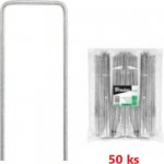 BRADAS Kovový pozinkovaný U-kolík 15 x 3 cm - 50 ks – Sleviste.cz