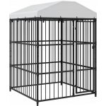 vidaXL Venkovní psí kotec se střechou 150 x 150 x 210 cm – Zboží Mobilmania