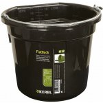 Kerbl Vědro na krmivo a vodu s uchem FlatBack 20 l černá – Hledejceny.cz