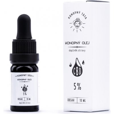Konopný Táta CBD konopný olej 5% 10 ml – Hledejceny.cz