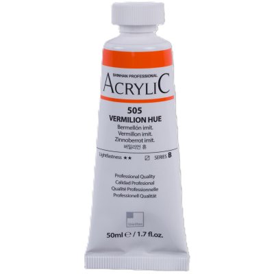 ShinHan akrylová barva vermilion hue 505 50 ml – Hledejceny.cz
