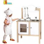 Viga Dřevěná kuchyňka bílá – Sleviste.cz