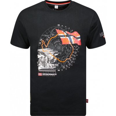 Geographical Norway tričko pánské J-PICTURE men černá – Zboží Mobilmania
