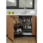Cemux Corner Front Style s tlumením antracit 1000 mm – Zboží Dáma