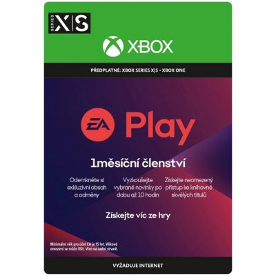 Microsoft Xbox EA Play členství 1 měsíc – Zbozi.Blesk.cz