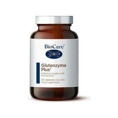 BioCare Glutenzyme Plus trávicí enzymy s probiotiky 30 kapslí – Hledejceny.cz