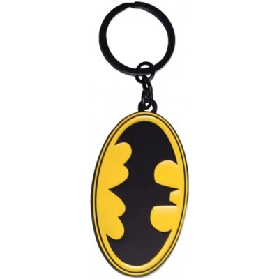 Přívěsek na klíče CurePink DC Comics Batman Classic Logo KE075536BAT