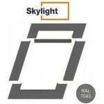 SKYLIGHT Lemování F profilovaná krytina 114x118 cm