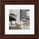 walther+ design HO440N vyměnitelný fotorámeček Formát papíru: 40 x 40 cm hnědá – Zboží Živě