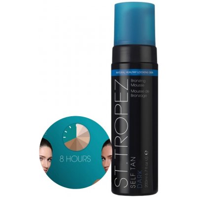 St.Tropez Self Tan Dark samoopalovací pěna pro intenzivní opálení (100% Natural Tanning Agent Bronzing Mousse) 200 ml – Zboží Dáma