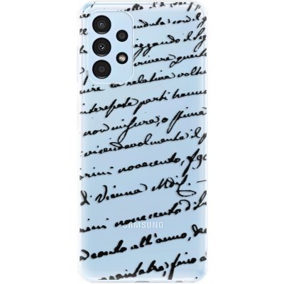 Pouzdro iSaprio - Handwriting 01 Samsung Galaxy A13 černé
