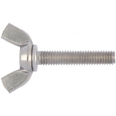 DIN 316 6x50 ZN šroub křídlatý, bílý zinek – Zboží Mobilmania