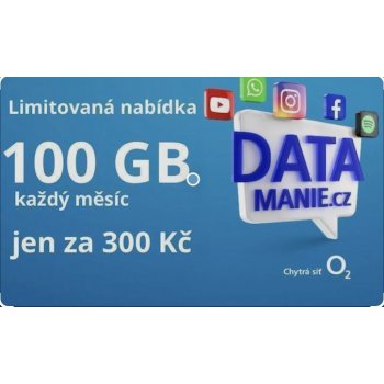 O2 - 100GB - 300 Kč/měsíc