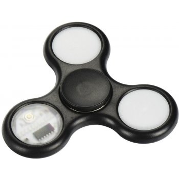 Fidget spinner LED černý