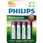 Philips AA 2500mAh 4ks R6B4RTU25/10 – Zboží Živě