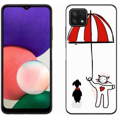 Pouzdro mmCase gelové Samsung Galaxy A22 5G - pejsek a kočička – Zbozi.Blesk.cz