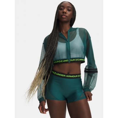 Under Armour HeatGear Mesh FZ zelená – Zboží Mobilmania