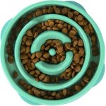 Outward Hound Zpomalovací miska FUN FEEDER DROP tyrkysová Medium 20 cm – Zboží Dáma