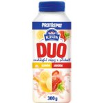 Mlékárna Kunín Duo zakysaný nápoj s příchutí banán jahoda 300g – Zboží Dáma