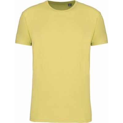 Kariban pánské organické tričko s krátkým rukávem 190IC citrónová žlutá