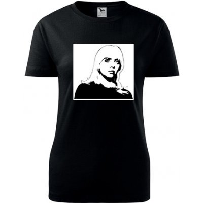 Černé dámské tričko Billie Eilish – Hledejceny.cz