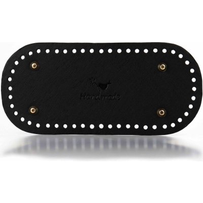 Pro Háčkování Koženkové dno na kabelku s nožkami 25 x 12 cm černé – Hledejceny.cz