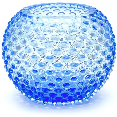 Váza 18cm - Hobnail - Ananas - světle modrá – Hledejceny.cz
