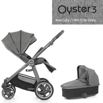 BabyStyle Oyster3 set 2v1 Mercury / City Grey 2022 – Zboží Mobilmania