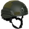 Doplněk Airsoftové výstroje MIL-TEC® Helma US typ MICH 2002 kompletní ZELENÁ Barva: Zelená