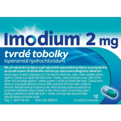 IMODIUM POR 2MG CPS DUR 12 – Hledejceny.cz