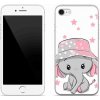 Pouzdro a kryt na mobilní telefon Apple Pouzdro mmCase gelové iPhone 7 - růžový slon