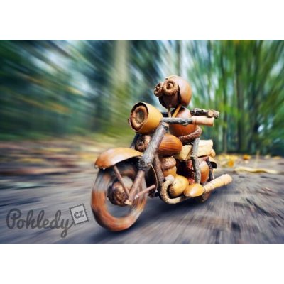 Pohlednice Dubánek motorkář – Hledejceny.cz