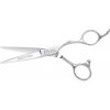 Kadeřnické nůžky Olivia Garden SilkCut Pro 6,5" Kadeřnické nůžky pro leváky stříbrné SI-PRO6.50L