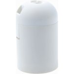 Objímka E27 plast hladká Bílá, zacvakávací | Zboží Auto