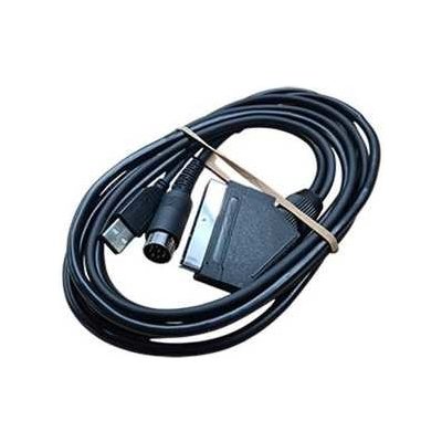 SINTECH© Premium Sintech RGB PRO Scart Kabel pro ZX Spectrum +2A/+3 (černý) – s USB-Power kabelem – Zbozi.Blesk.cz