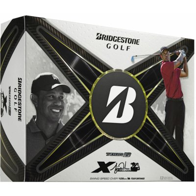 Bridgestone Tour B X Tiger Woods bílé 12 ks – Zboží Mobilmania